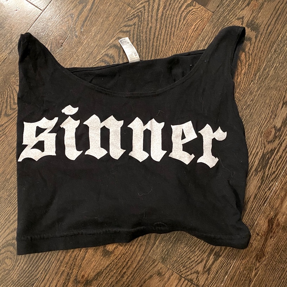 Sinner crop top